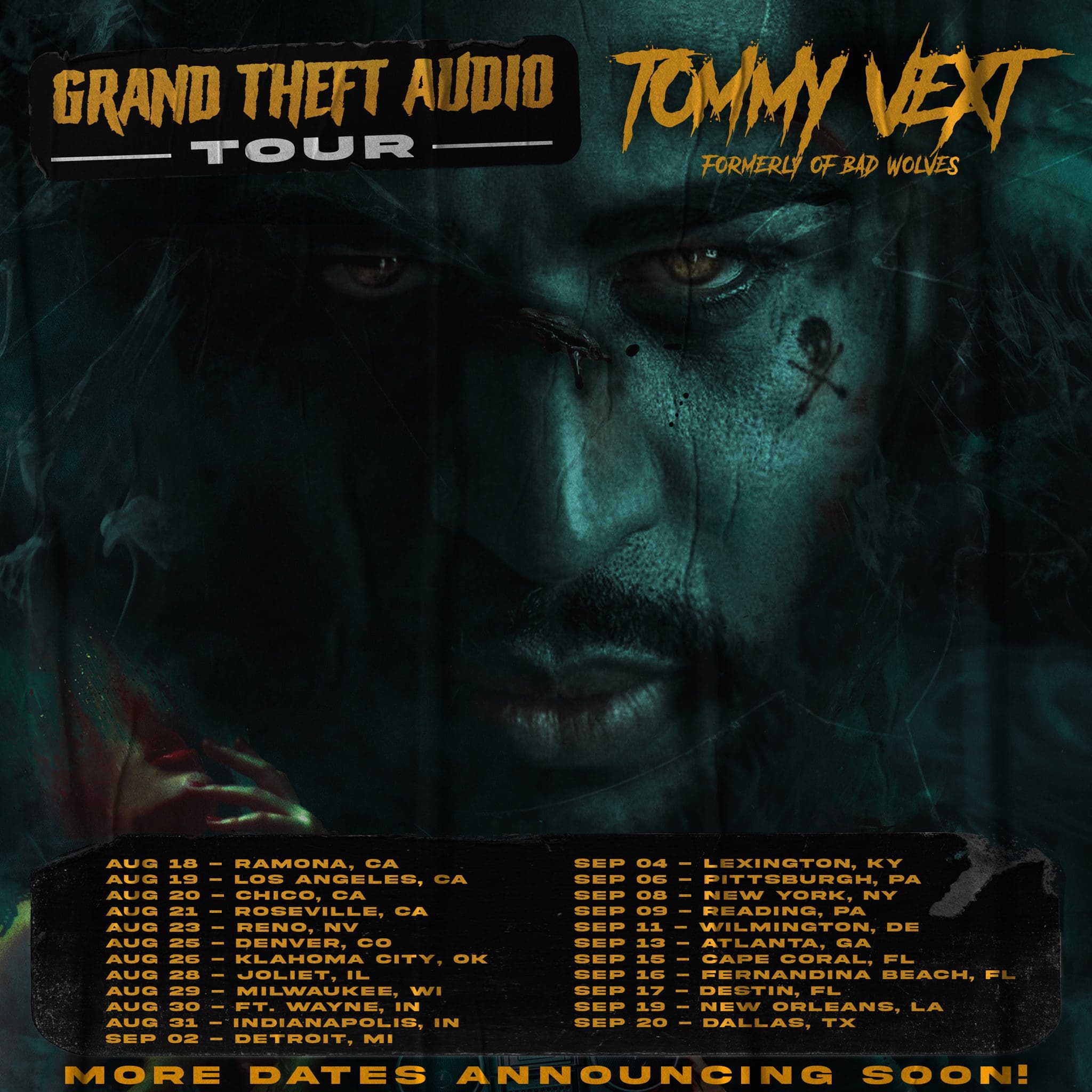 Grand Theft Audio Tour Graphic